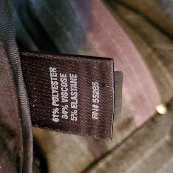 NWOT Express Design Studio gray pinstriped slacks - Picture 6 of 12